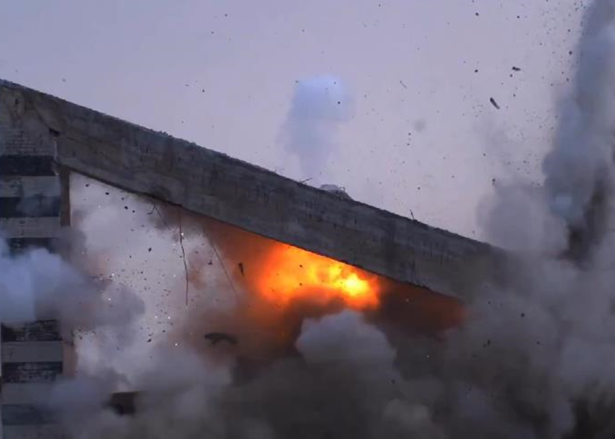 У Туреччині показали в дії боєприпас для ураження бункерів